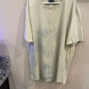 Hanro Cream and Blue Short Sleeve Tee